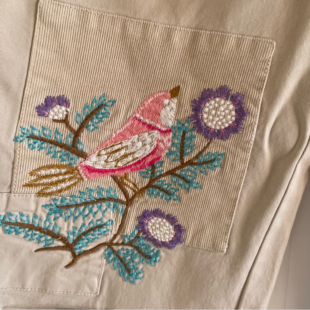 Sundance Ariel Embroidered Pants Size P4 - Picture 9 of 11